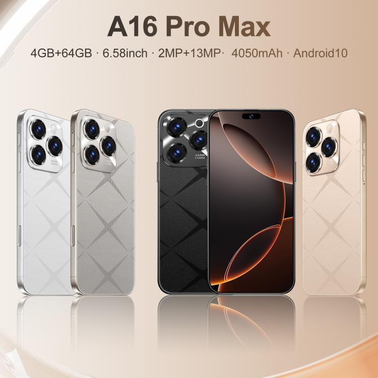 A16 Pro Max / PDA89-B, 4GB+64GB, 6.58 inch Android 10 MTK6739 Quad Core, Network: 4G, OTG, Dual SIM, Plug:AU Plug(Grey) - free shipping - PMc TechLife - Order now!