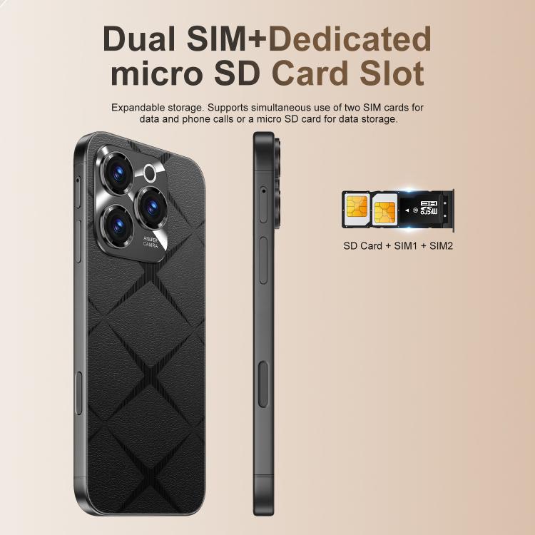 A16 Pro Max / PDA89-B, 4GB+64GB, 6.58 inch Android 10 MTK6739 Quad Core, Network: 4G, OTG, Dual SIM, Plug:UK Plug(White) - free shipping - PMc TechLife - Order now!