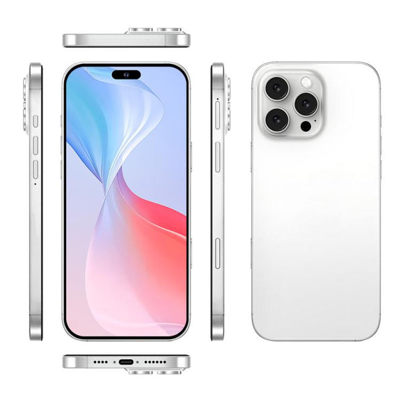 I16 Pro Max / PDQ6, 4GB+64GB, 6.58 inch Android 10 MTK6739 Quad Core, Network: 4G, Dual SIM, Plug:US Plug(White)