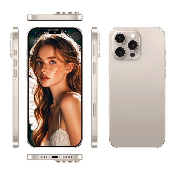 I16 Pro Max / PDQ6, 4GB+64GB, 6.58 inch Android 10 MTK6739 Quad Core, Network: 4G, Dual SIM, Plug:UK Plug(Gold)