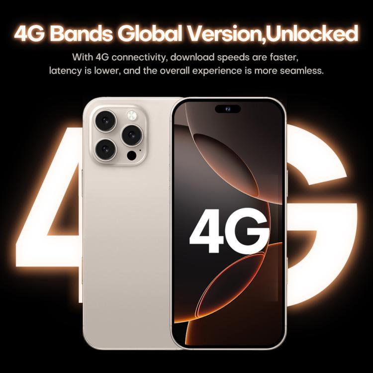 I16 Pro Max / PDQ6, 4GB+64GB, 6.58 inch Android 10 MTK6739 Quad Core, Network: 4G, Dual SIM, Plug:AU Plug(Grey) - free shipping - PMc TechLife - Order now!