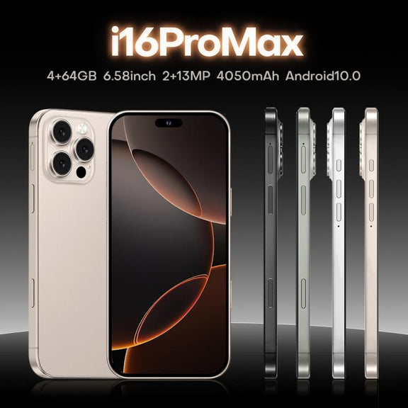 I16 Pro Max / PDQ6, 4GB+64GB, 6.58 inch Android 10 MTK6739 Quad Core, Network: 4G, Dual SIM, Plug:US Plug(White)