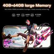 I16 Pro Max / PDQ6, 4GB+64GB, 6.58 inch Android 10 MTK6739 Quad Core, Network: 4G, Dual SIM, Plug:EU Plug(White)