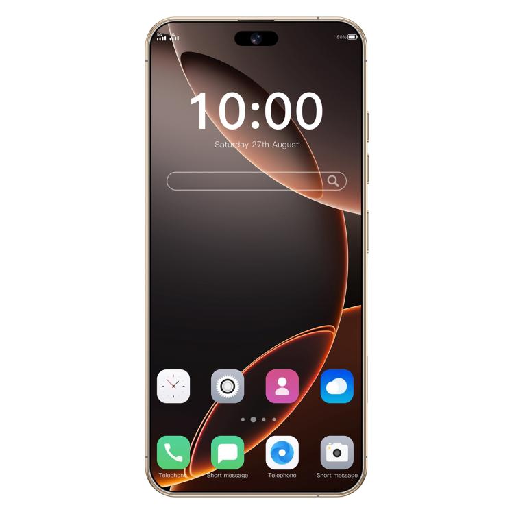 I16 Pro Max / RAi3, 3GB+64GB, 6.56 inch Android 10 MTK6739 Quad Core, Network: 4G, Dual SIM, Plug:UK Plug(Gold)