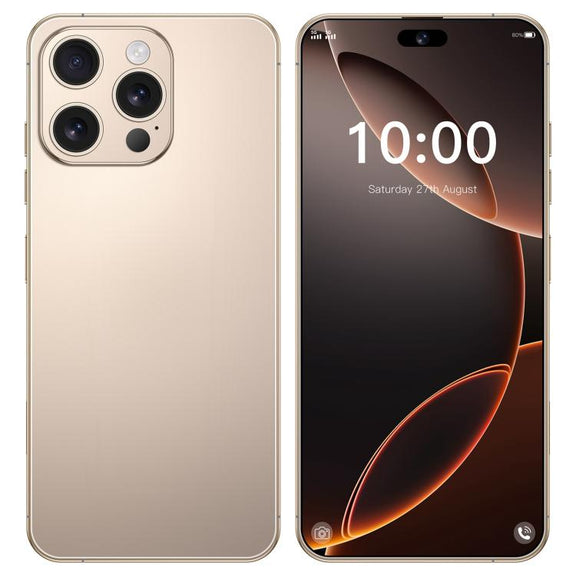 I16 Pro Max / RAi3, 3GB+64GB, 6.56 inch Android 10 MTK6739 Quad Core, Network: 4G, Dual SIM, Plug:UK Plug(Gold)