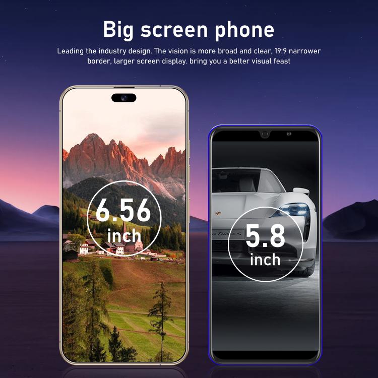 I16 Pro Max / RAi3, 3GB+64GB, 6.56 inch Android 10 MTK6739 Quad Core, Network: 4G, Dual SIM, Plug:US Plug(White) - free shipping - PMc TechLife - Order now!