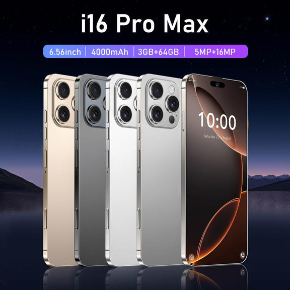 I16 Pro Max / RAi3, 3GB+64GB, 6.56 inch Android 10 MTK6739 Quad Core, Network: 4G, Dual SIM, Plug:US Plug(White)