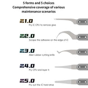 18 Kinds Ma-Suit 5 in 1 Hand Polished Blades Kit