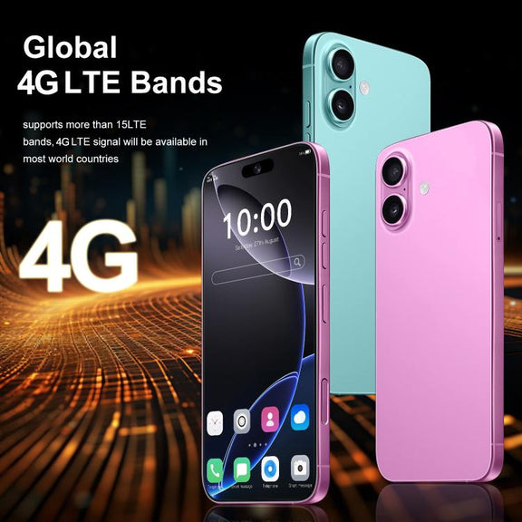 I16 Plus / RAi5, 3GB+64GB, 6.56 inch Android 10 MTK6739 Quad Core, Network: 4G, Dual SIM, Plug:EU Plug(Blue)