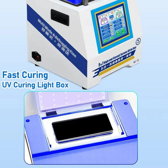 YYD YD-636 UV Curing Laminating Defoaming All-in-One, Plug:UK Plug