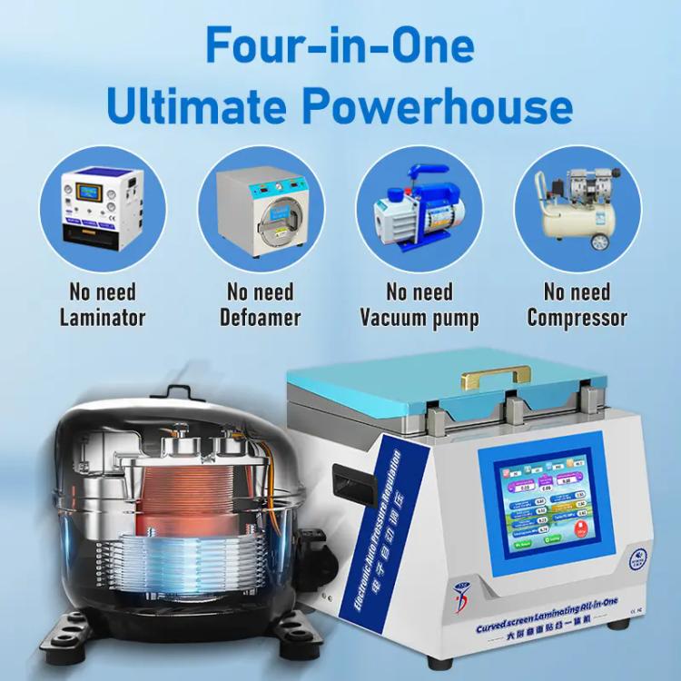 YYD YD-639 UV Curing Laminating Defoaming All-in-One, Plug:EU Plug