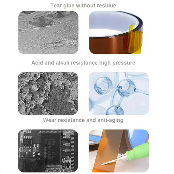 Mechanic 400 Degrees Celsius High-temperature Resistant PCB Battery Repair Tape, Size:20mm x 35m