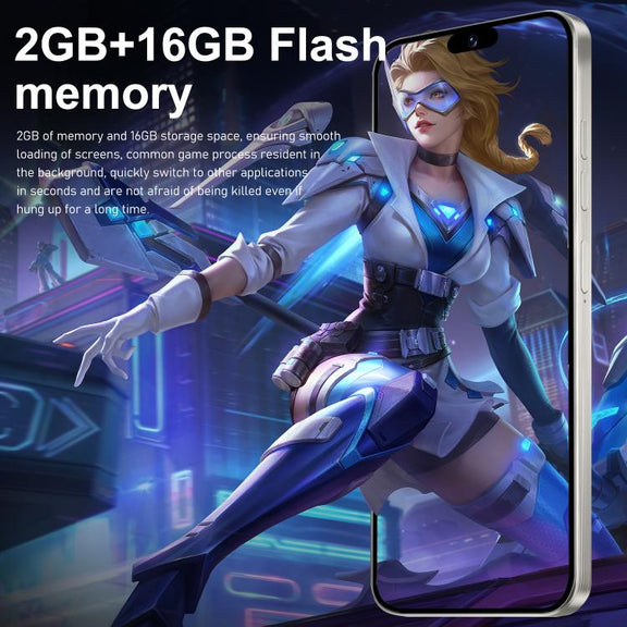 I16 Pro Max / ZPT93, 2GB+16GB, 6.26 inch Android 8.1 MTK6737 Quad Core, Network: 4G, Dual SIM, Plug:UK Plug(Grey)