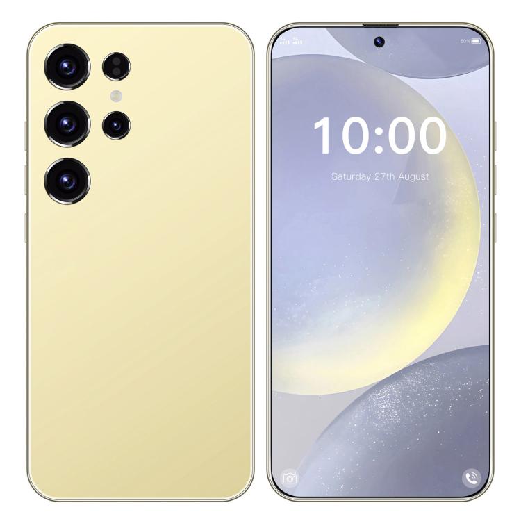 S24 Ultra / ZKU213, 2GB+16GB, 6.56 inch Android 8.1 MTK6580A Quad Core, Network: 3G, Dual SIM, Plug:EU Plug(Yellow) - free shipping - PMc TechLife - Order now!