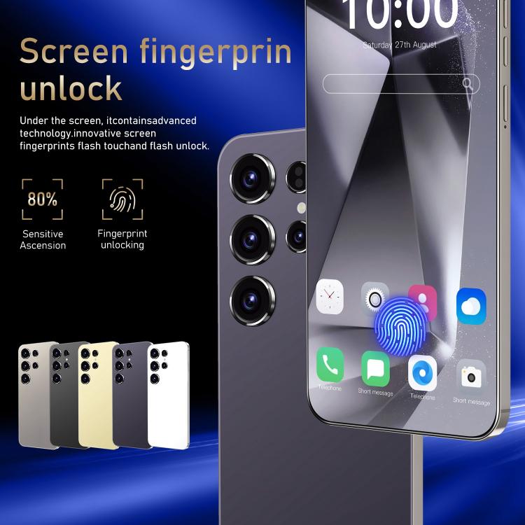 S24 Ultra / ZKU213, 2GB+16GB, 6.56 inch Android 8.1 MTK6580A Quad Core, Network: 3G, Dual SIM, Plug:US Plug(Grey) - free shipping - PMc TechLife - Order now!