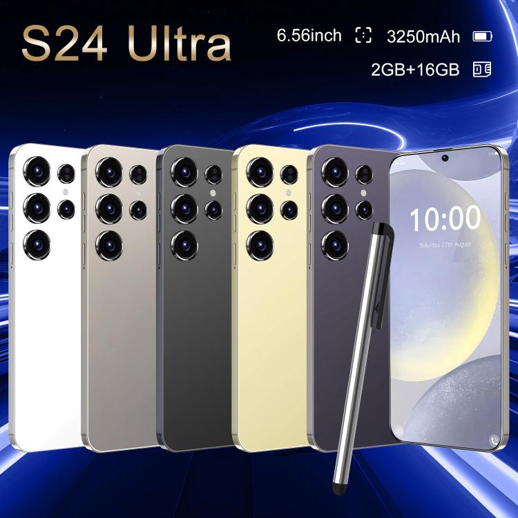 S24 Ultra / ZKU213, 2GB+16GB, 6.56 inch Android 8.1 MTK6580A Quad Core, Network: 3G, Dual SIM, Plug:US Plug(Grey) - free shipping - PMc TechLife - Order now!