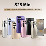 S25 Mini / ZKM10, 2GB+16GB, 4.0 inch Android 10 MTK6580M Quad Core, Network: 3G, Dual SIM(Pink)