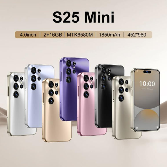 S25 Mini / ZKM10, 2GB+16GB, 4.0 inch Android 10 MTK6580M Quad Core, Network: 3G, Dual SIM(Black)