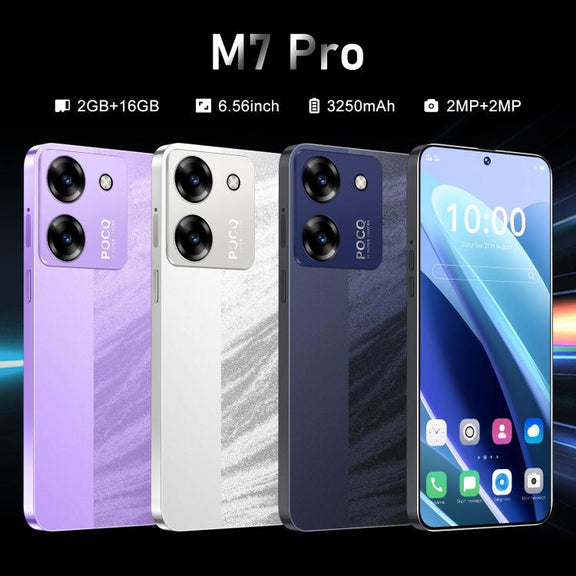 M7 Pro / ZKU289, 2GB+16GB, 6.56 inch Android 8.1 MTK6580A Quad Core, Network: 3G, Dual SIM, Plug:EU Plug(Black)