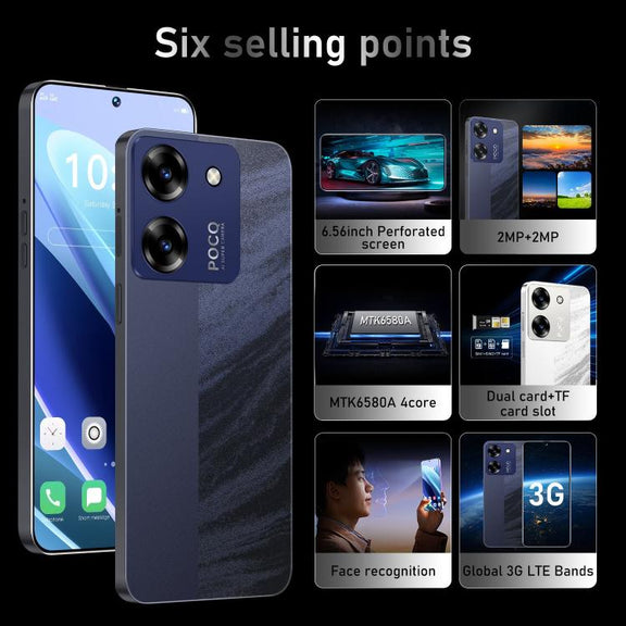 M7 Pro / ZKU289, 2GB+16GB, 6.56 inch Android 8.1 MTK6580A Quad Core, Network: 3G, Dual SIM, Plug:EU Plug(Black)