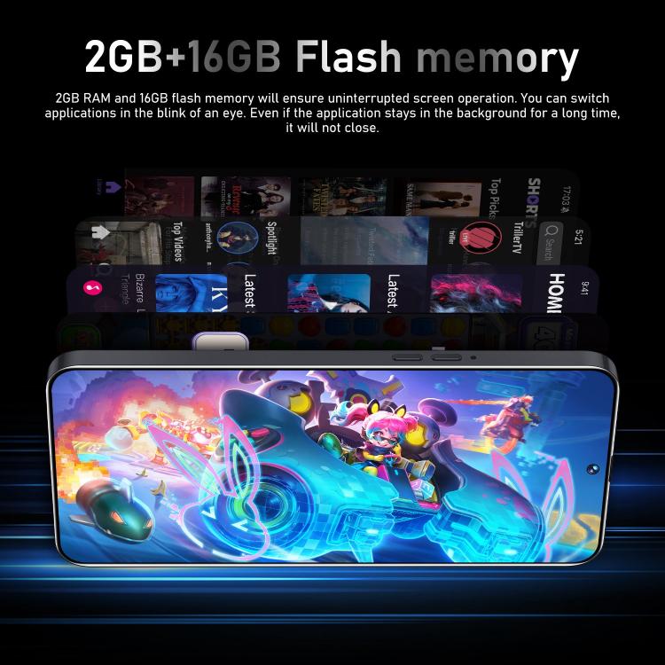 M7 Pro / ZKU289, 2GB+16GB, 6.56 inch Android 8.1 MTK6580A Quad Core, Network: 3G, Dual SIM, Plug:EU Plug(Black)