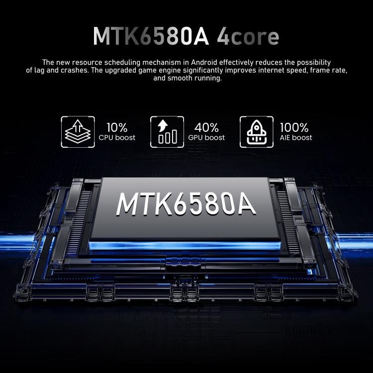 M7 Pro / ZKU289, 2GB+16GB, 6.56 inch Android 8.1 MTK6580A Quad Core, Network: 3G, Dual SIM, Plug:EU Plug(Black)