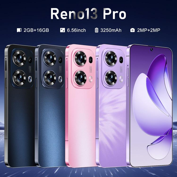 Reno13 Pro / ZKU290, 2GB+16GB, 6.56 inch Android 8.1 MTK6580A Quad Core, Network: 3G, Dual SIM, Plug:EU Plug(Blue) - free shipping - PMc TechLife - Order now!