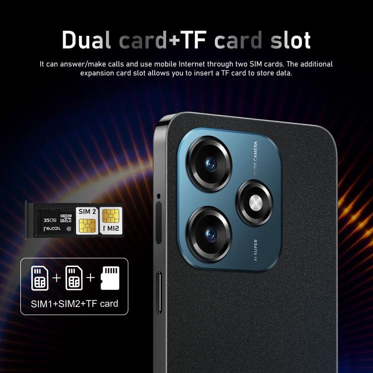 Note 14 / ZKU291, 2GB+16GB, 6.56 inch Android 8.1 MTK6580A Quad Core, Network: 3G, Dual SIM, Plug:AU Plug(Black) - free shipping - PMc TechLife - Order now!