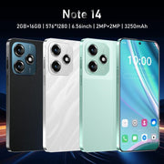 Note 14 / ZKU291, 2GB+16GB, 6.56 inch Android 8.1 MTK6580A Quad Core, Network: 3G, Dual SIM, Plug:AU Plug(Green)