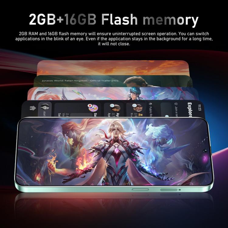 Note 14 / ZKU291, 2GB+16GB, 6.56 inch Android 8.1 MTK6580A Quad Core, Network: 3G, Dual SIM, Plug:EU Plug(White) - free shipping - PMc TechLife - Order now!