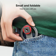 Flymile Magnetic Phone Tripod Mount MagSafe Adapter Phone Holder, Style:Folding Akka Cold Shoe Mount