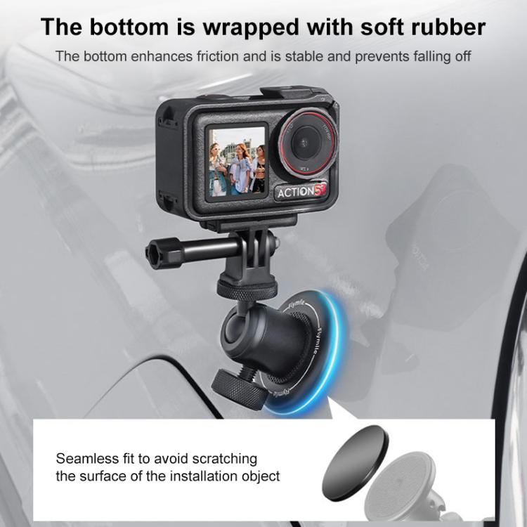 Strong Magnetic Round Base Aluminum Alloy Desktop Base - free shipping - PMC TechLife - Order now!