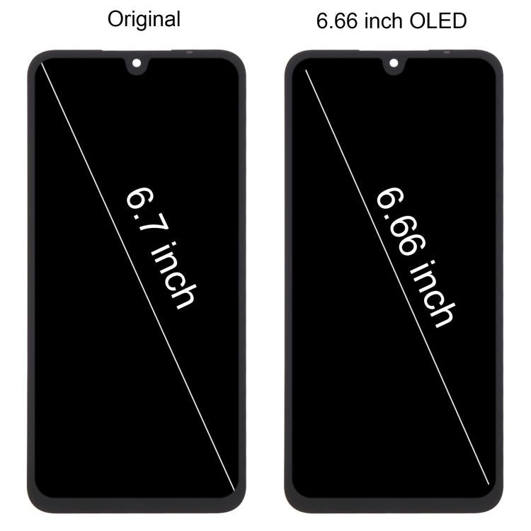 For Samsung Galaxy M16 SM-M166P 6.66 inch OLED LCD Screen With Digitizer Full Assembly