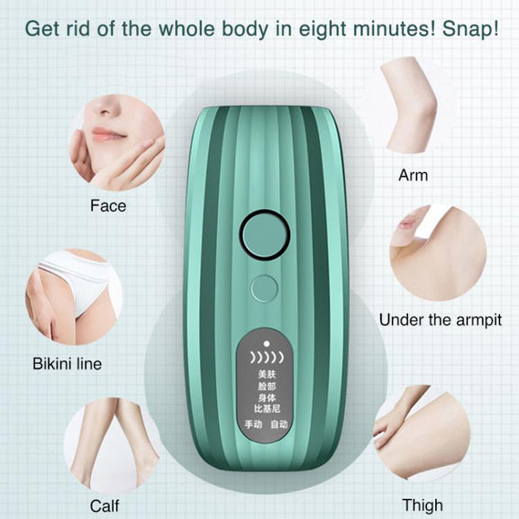 FY-B501 Laser Hair Removal Device Home Electric IPL Intense Pulse Hair Remover, EU Plug(White)