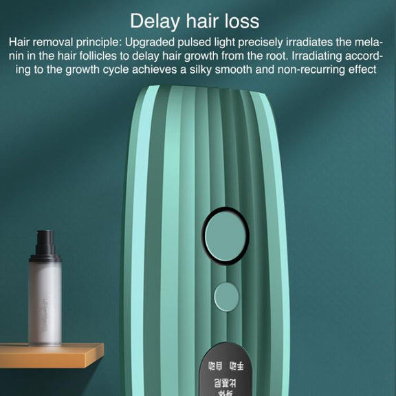 FY-B501 Laser Hair Removal Device Home Electric IPL Intense Pulse Hair Remover, EU Plug(White)