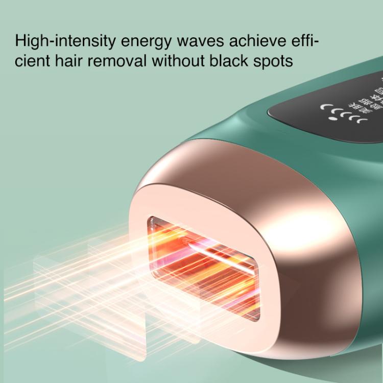 FY-B502 Portable Laser Hair Removal Device Photon Electric IPL Intense Pulse Hair Remover, EU Plug(Dark Green) - free shipping - PMC TechLife - Order now!