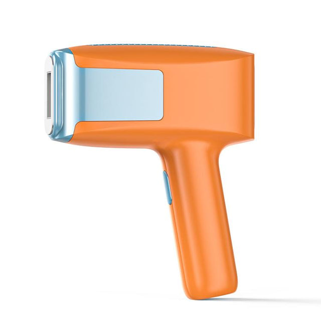 FY-B506 Sapphire Ice Sense Painless Strong Pulse Ice Point Skin Rejuvenation Hair Removal Device, UK Plug(Orange)