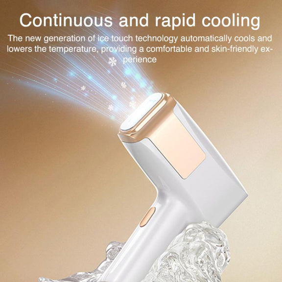 FY-B506 Sapphire Ice Sense Painless Strong Pulse Ice Point Skin Rejuvenation Hair Removal Device, US Plug(Black)