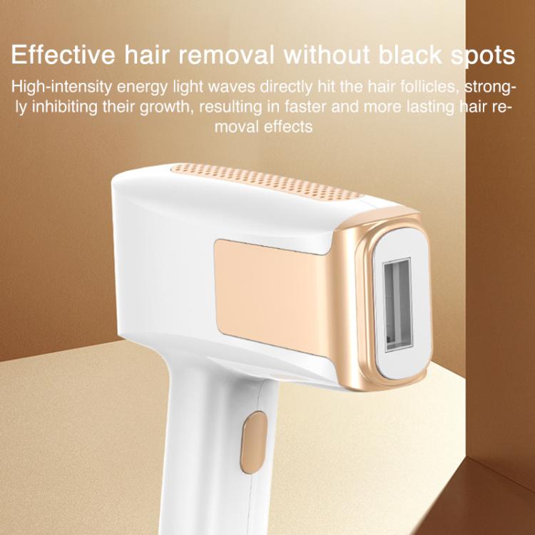 FY-B506 Sapphire Ice Sense Painless Strong Pulse Ice Point Skin Rejuvenation Hair Removal Device, US Plug(White)