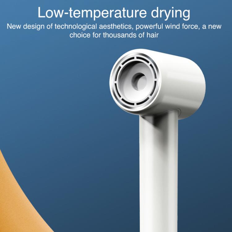 WG-F02 LED Digital Display High Speed Negative Ion Hair Dryer, US Plug(White) - free shipping - PMC TechLife - Order now!