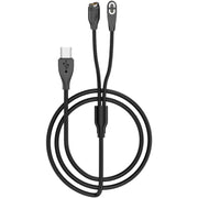 2 in 1 Earphone & Smart Watch Charging Adapter Cable for Shokz & Garmin, Interface:Type-C