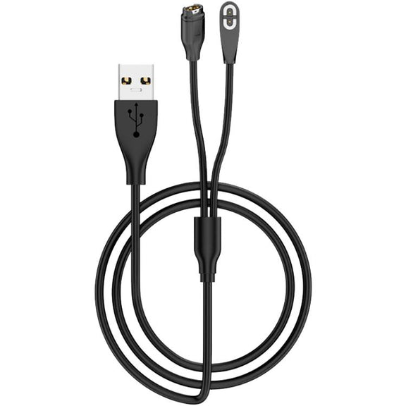 2 in 1 Earphone & Smart Watch Charging Adapter Cable for Shokz & Garmin, Interface:USB