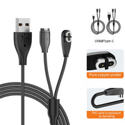 2 in 1 Earphone & Smart Watch Charging Adapter Cable for Shokz & Garmin, Interface:Type-C