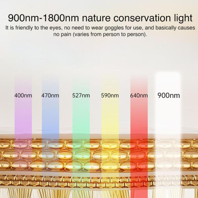 WG-M01 Milk Light Skin Rejuvenation Beauty Device Home Portable Photon Beauty Instrument, UK Plug(White)