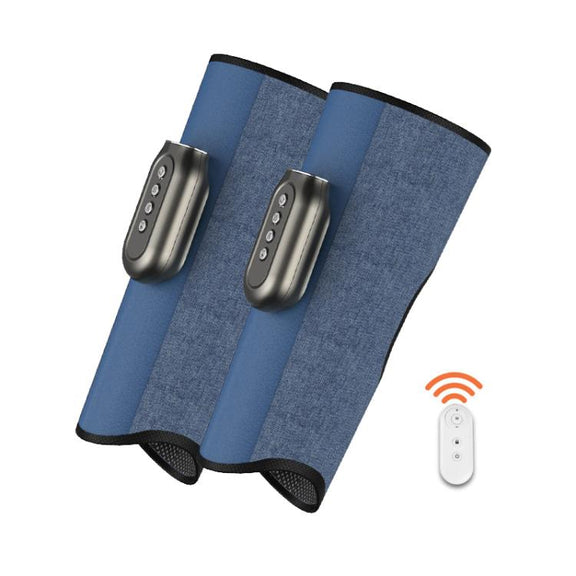 WG-JB-701 Home Portable Airbag Heating Leg Massager, Style:Remote Control Version Dual
