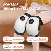 WG-JB-704 Home Rechargeable Heating Knee Massager Joint Knee Pad Massager, Specification:Single