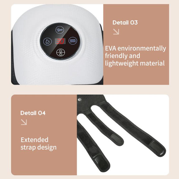 WG-JB-704 Home Rechargeable Heating Knee Massager Joint Knee Pad Massager, Specification:Single