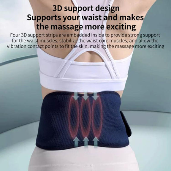WG-HG-16008 Hot Compress Massage Waist Massager Period Pain Relieve Massager(Navy Blue)