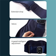 WG-HG-16008 Hot Compress Massage Waist Massager Period Pain Relieve Massager(Navy Blue)