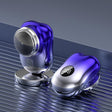 WG-P10X Portable Rechargeable LED Digital Display Electric Shaver(Gradient Blue) - free shipping - PMC TechLife - Order now!